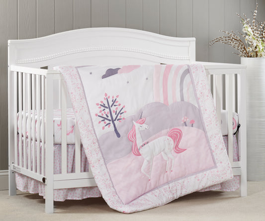 Athena 3 pc Baby Crib Nursery Bedding Set