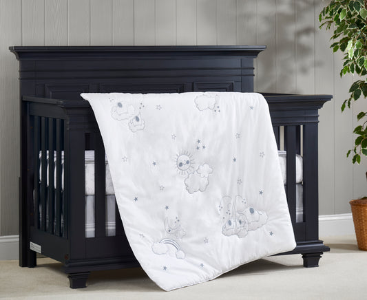 Cloud Nine 3 pc Baby Crib Nursery Bedding Set