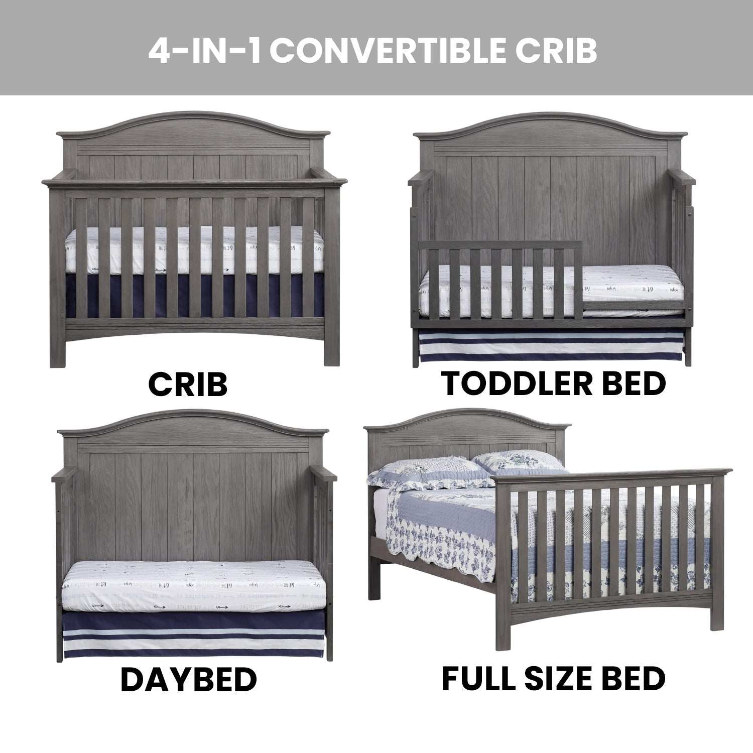 Chandler 4 In 1 Convertible Crib