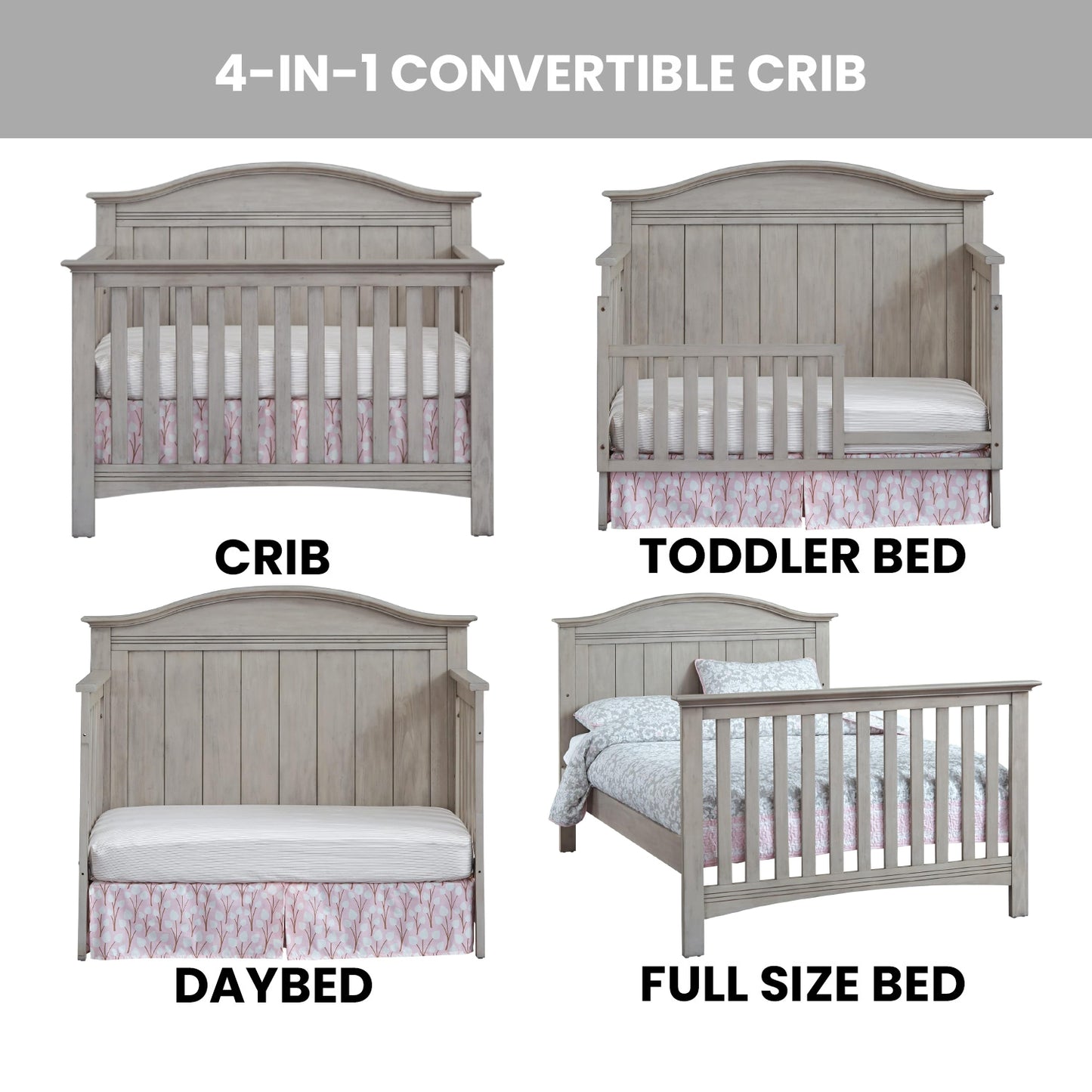 Chandler 4 In 1 Convertible Crib