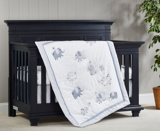 Ele-A-Fun 3 pc Baby Crib Nursery Bedding Set