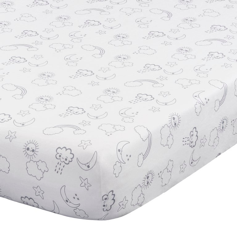 Cloud Nine 3 pc Baby Crib Nursery Bedding Set