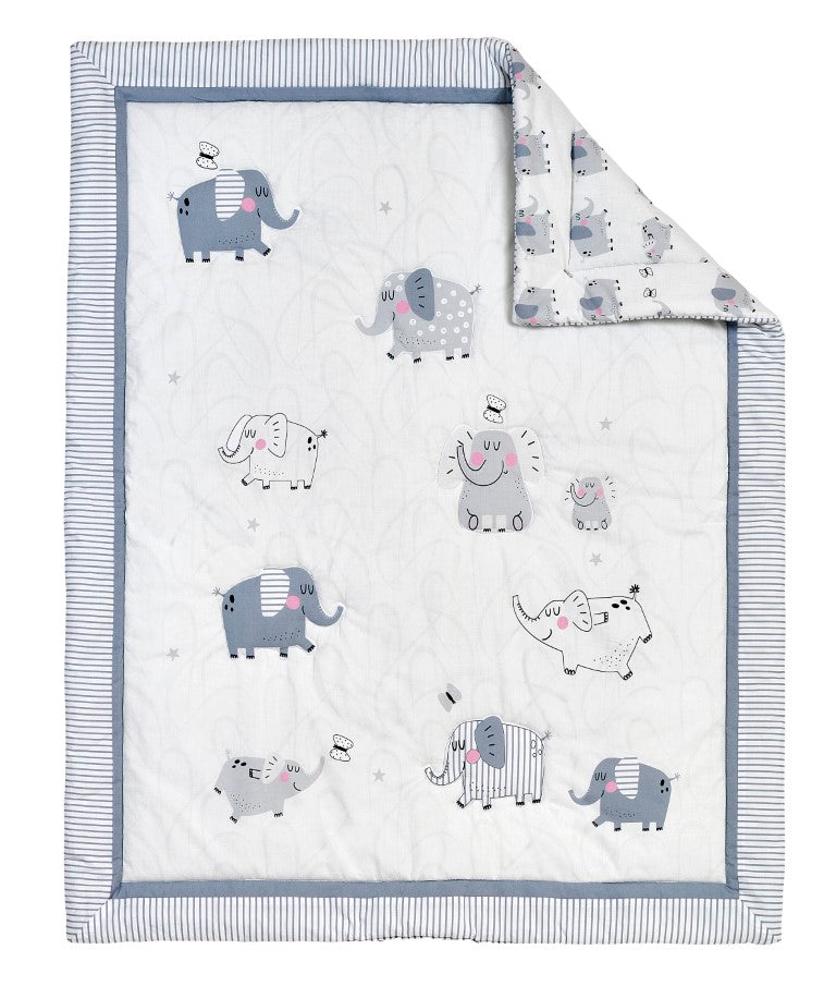 Ele-A-Fun 3 pc Baby Crib Nursery Bedding Set