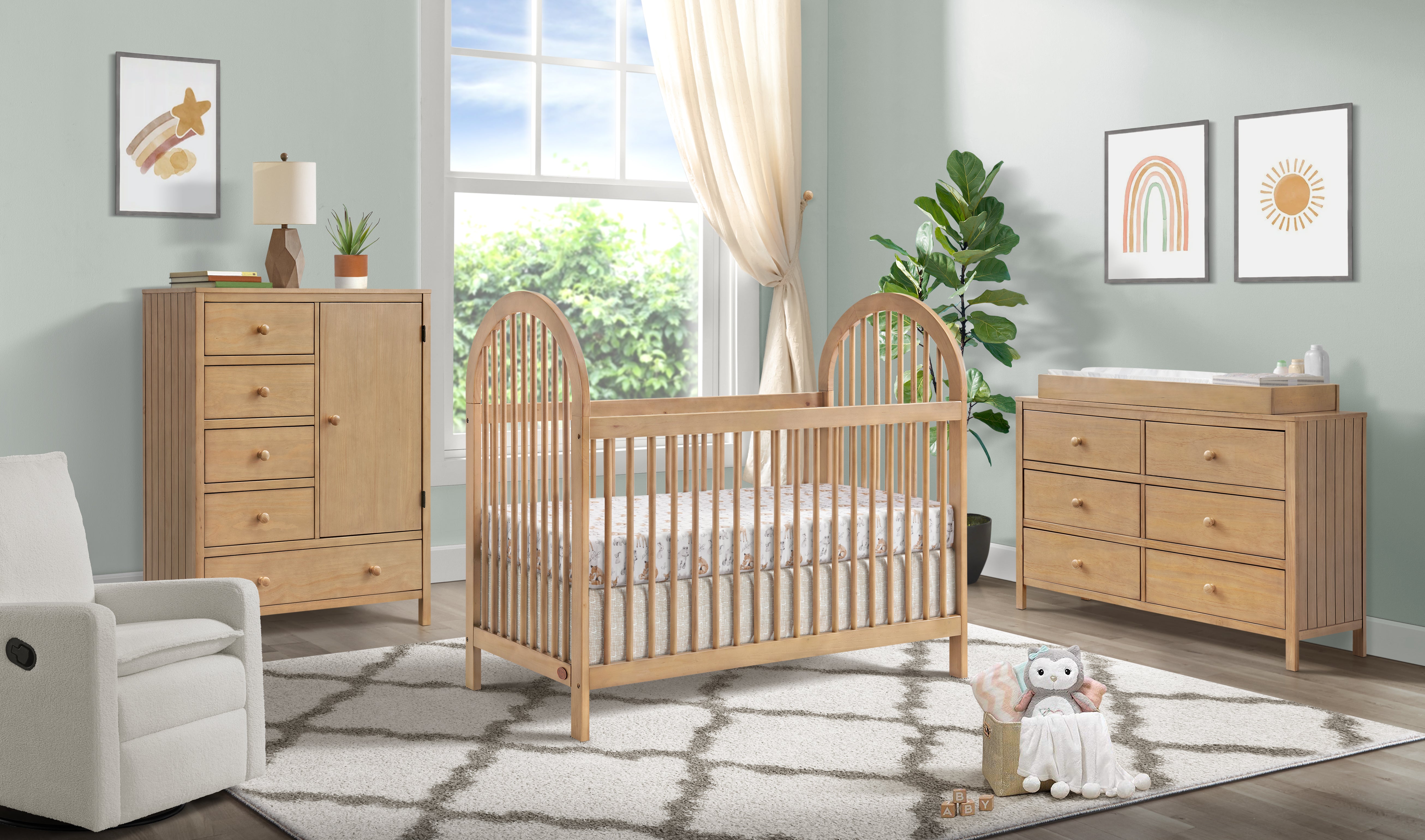 Everlee Island Convertible Crib