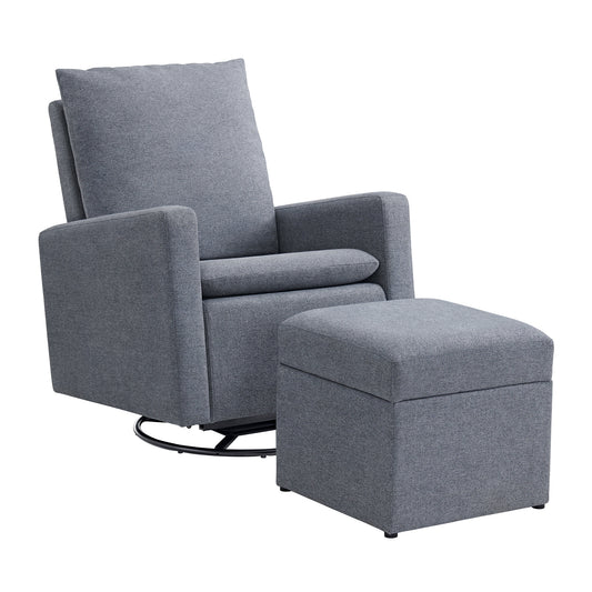 Everlee Upholstered Glider/Ottoman