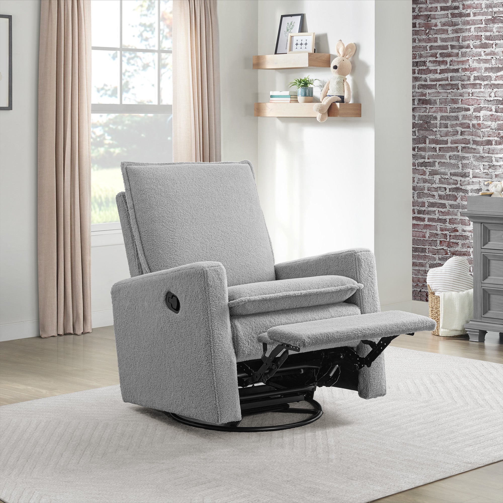 Baby swivel rocker recliner on sale